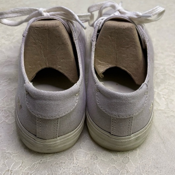 Madewell Womens 7.5 Sidewalk Canvas LowTop Sneakers Pastel Purple Lace Up Spring - Picture 3 of 11